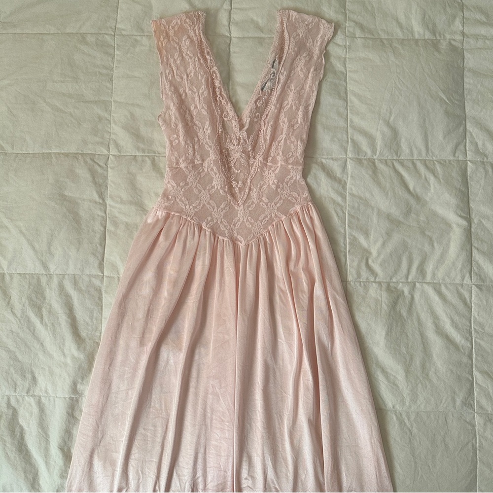 vintage lace slip dress